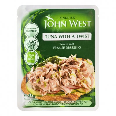 John West Tuna with a twist French dressing