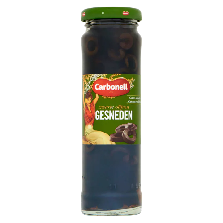 Carbonell Zwarte Olijven Gesneden