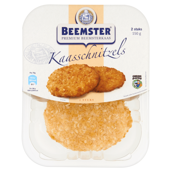 Beemster kaas schnitzels 2 stuks