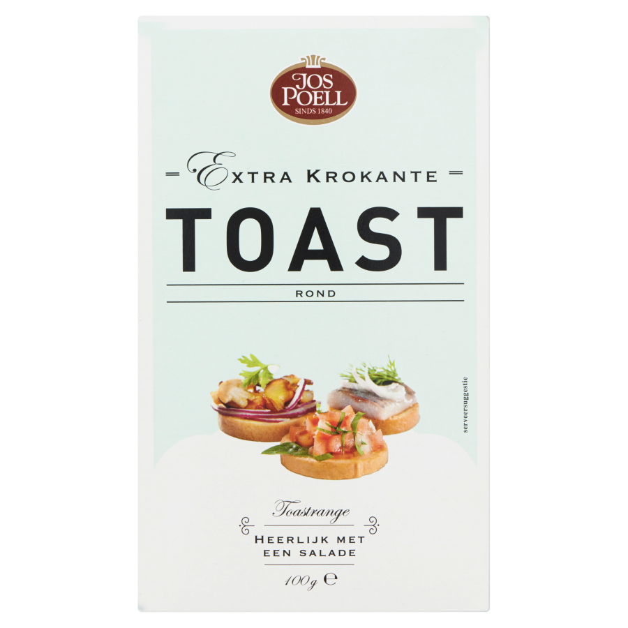 Jos Poell Krokant toast rond