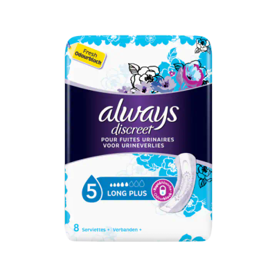 Always Discreet Verband+ Voor Urineverlies Long Plus