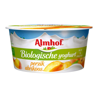 Almhof Biologische yoghurt perzik-abrikoos