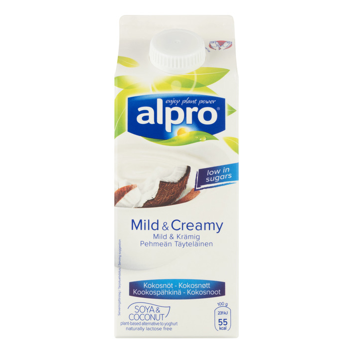Alpro Mild & Creamy Naturel met kokosnoot