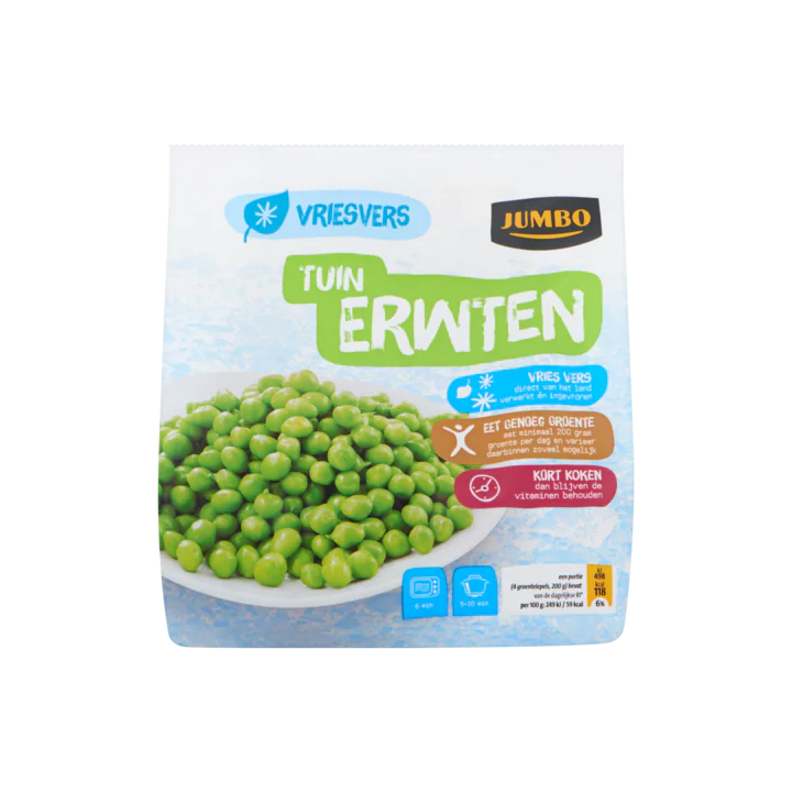 Huismerk Tuinerwten Vriesvers
