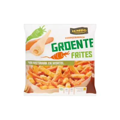 Huismerk Voorgebakken Groente Frites van Pastinaak en Wortel