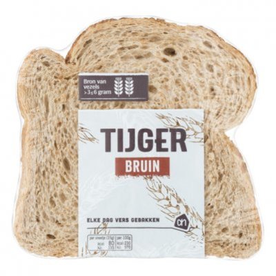 Huismerk Tijger bruin half
