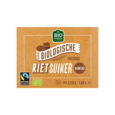Huismerk Biologische Rietsuikerklontjes 144 Stuks