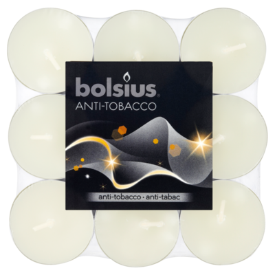Bolsius Geurtheelicht anti-tobacco 4 uur