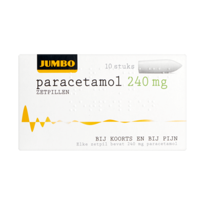 Huismerk Paracetamol Zetpillen 240 mg