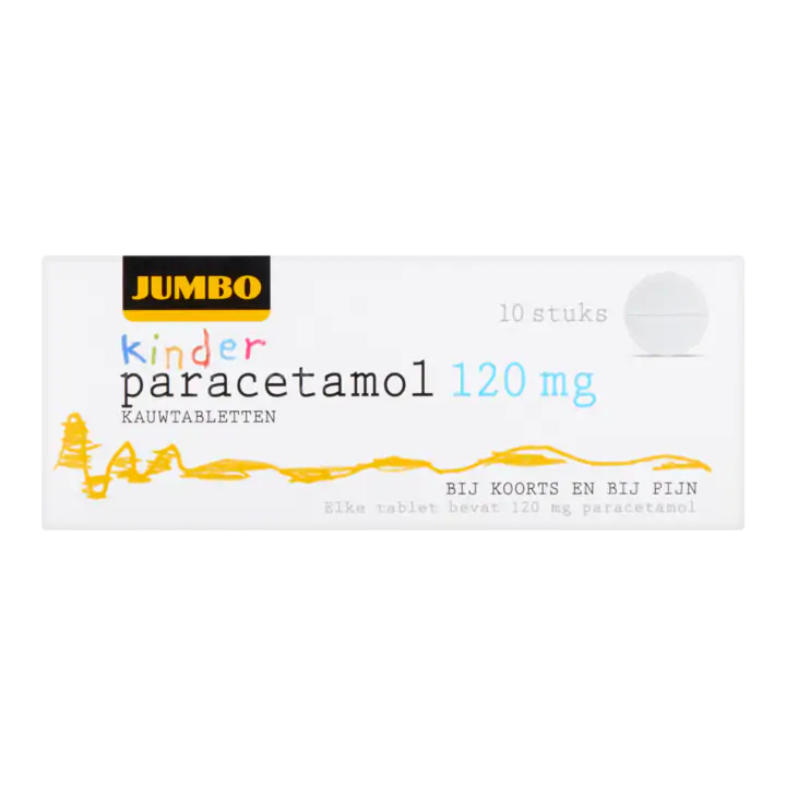 Huismerk Kinder Paracetamol Kauwtabletten 120 mg