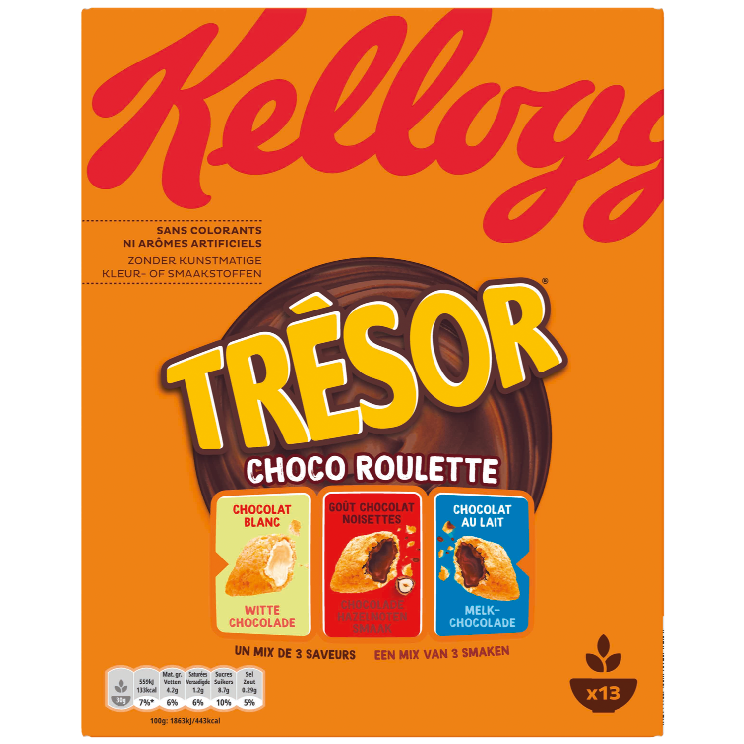 Kelloggs Tresor choco roulette