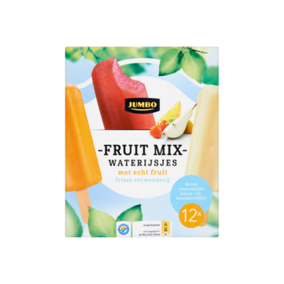 Huismerk Fruit Mix Waterijsjes met Echt Fruit