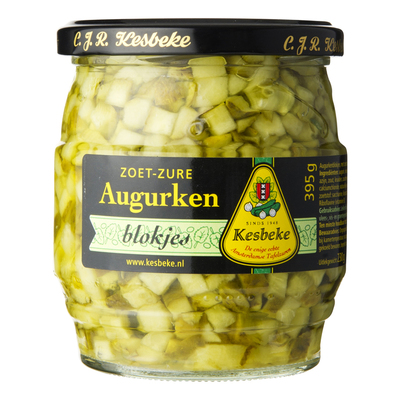 Kesbeke Augurken blokjes zoetzuur