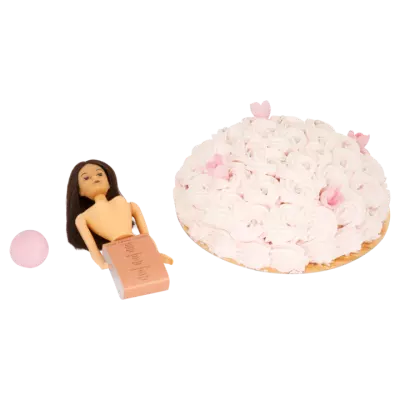 Huismerk Prinsessentaart met Prinsessenpopje