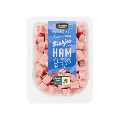 Huismerk Gekookte Blokjes Ham