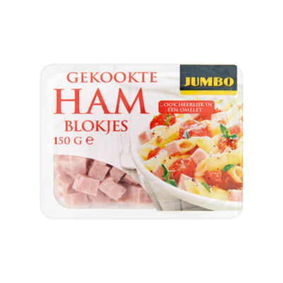Huismerk Gekookte Hamblokjes
