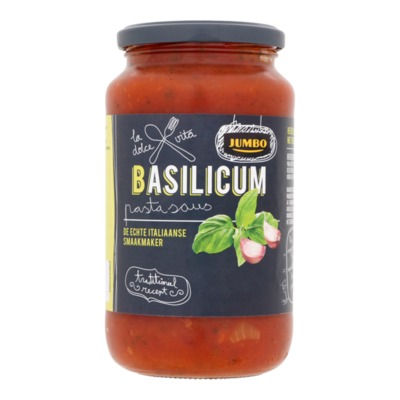 Huismerk Basilicum Pastasaus