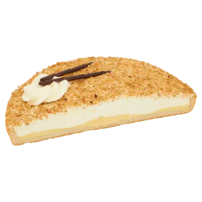 Huismerk Vanilleroomvlaai Half