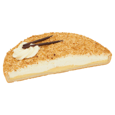 Huismerk Vanilleroomvlaai Half