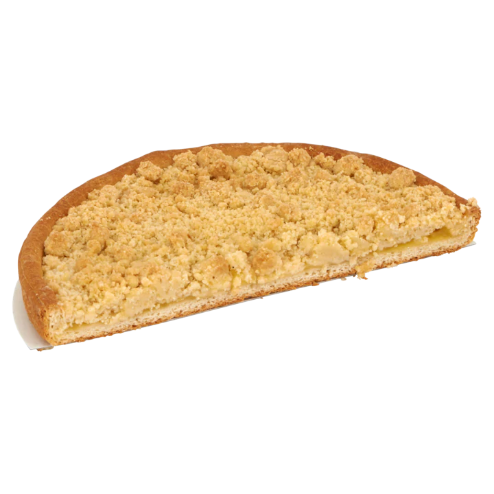 Huismerk Gebak en Banket Room Kruimelvlaai Half