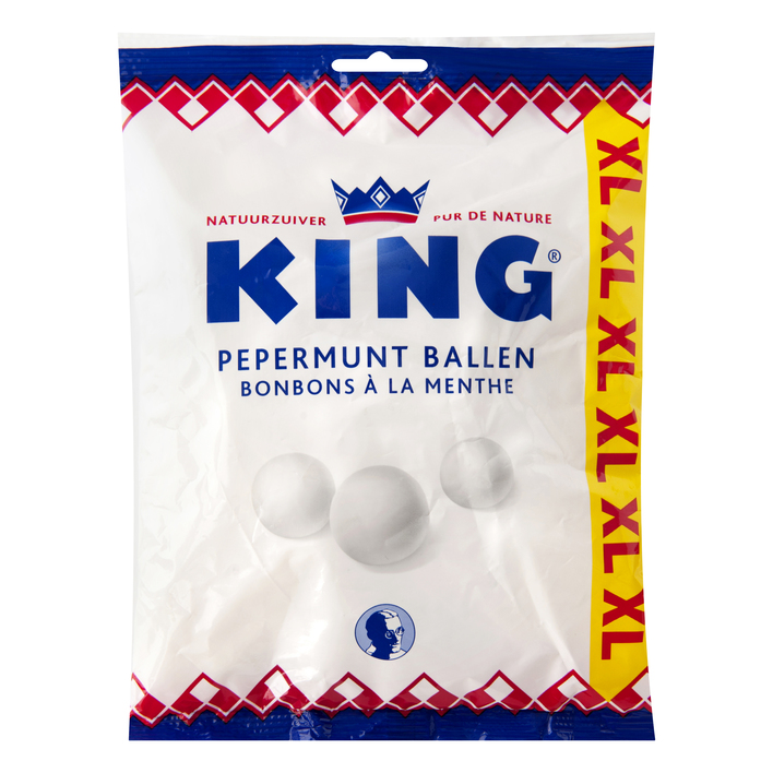 King Pepermunt ballen xl zak