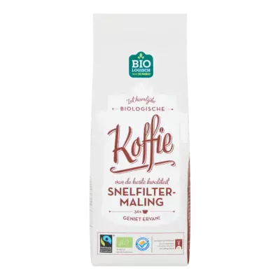 Huismerk Biologische Koffie Snelfiltermaling