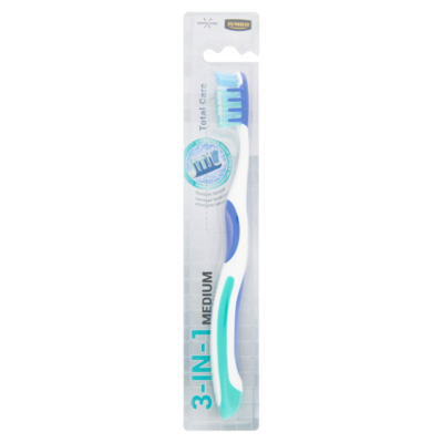 Huismerk Dental Care 3-in-1 Medium Tandenborstel Total Care