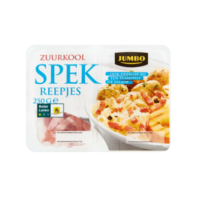 Huismerk Ongerookte Reepjes Spek