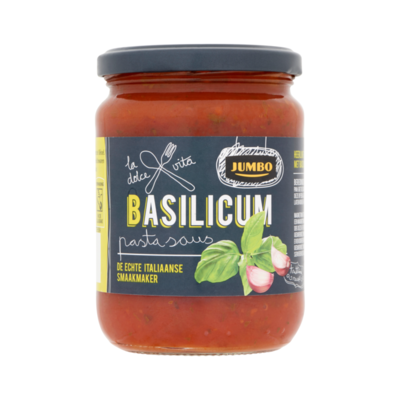 Huismerk Basilicum Pastasaus