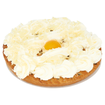 Huismerk Gebak en Banket Abrikozenvlaai Slagroom Heel