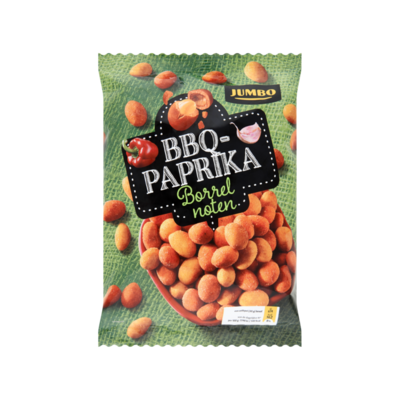 Huismerk BBQ-Paprika Borrelnoten