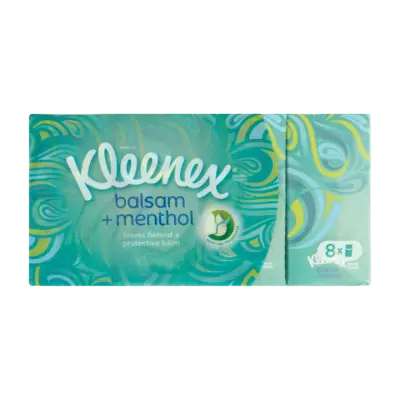 Kleenex Balsam + Menthol Zakdoeken 4-Laags