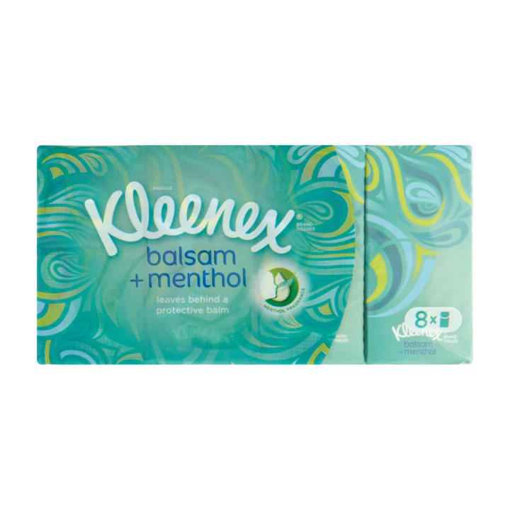 Kleenex Balsam + Menthol Zakdoeken 4-Laags