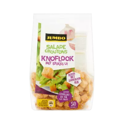 Huismerk Salade Croutons Knoflook met Stukjes Ui
