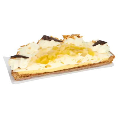 Huismerk Mangobavaroisvlaai Half