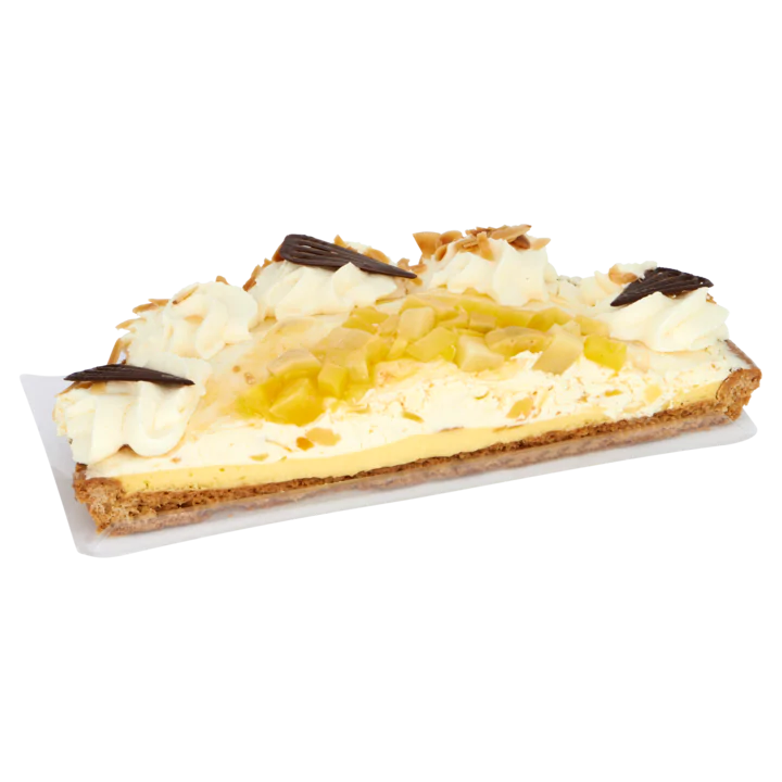 Huismerk Mangobavaroisvlaai Half