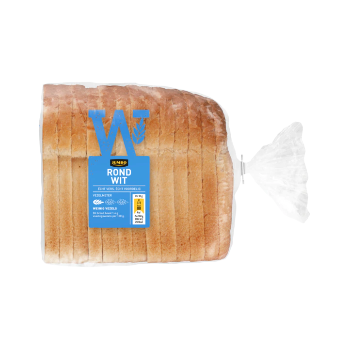 Huismerk Rond Wit Half