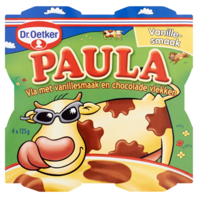 Dr. Oetker Paula vanillevla met chocoladevlekken
