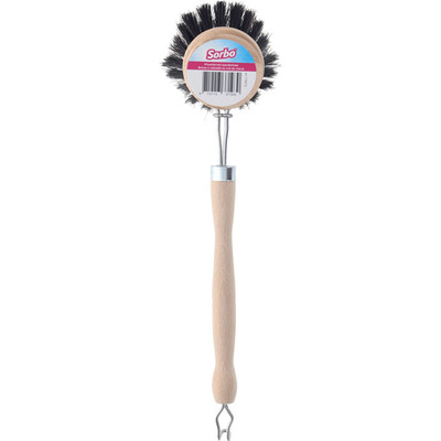 Sorbo Afwasborstel hout rond paardenhaar