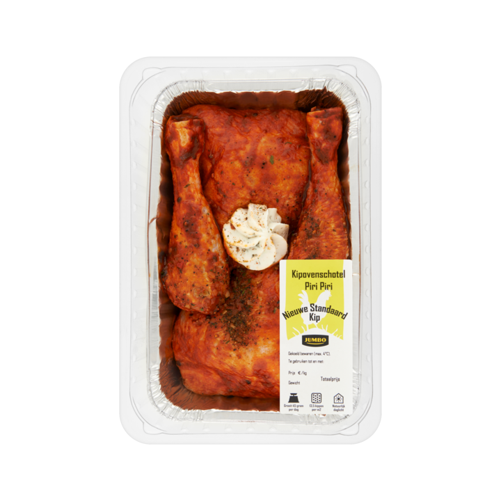 Huismerk ovenschotel snackballetjes in piri piri saus