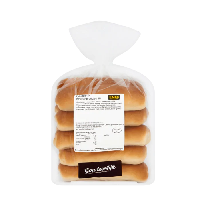 Huismerk Goudeerlijk Worstenbroodjes
