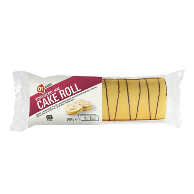 Huismerk Cakerol met aardbeienvulling