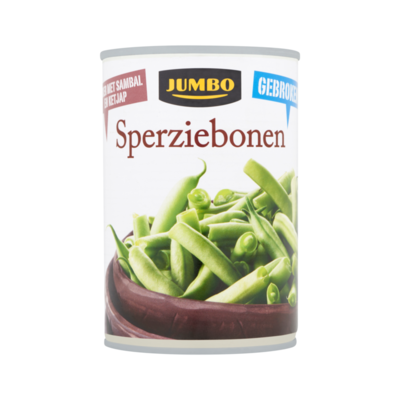 Huismerk Sperziebonen Gebroken