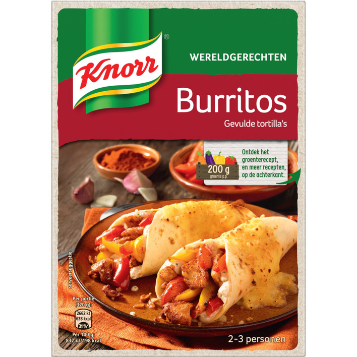 Knorr Wereldgerechten burritos