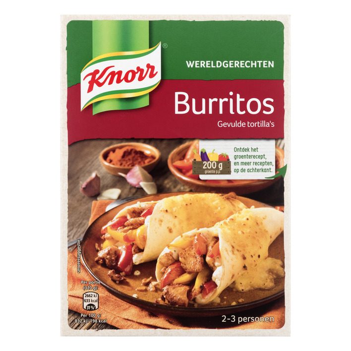 Knorr Wereldgerechten burritos