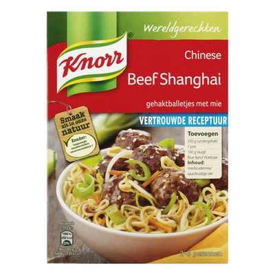 Knorr Wereldgerechten Chinese beef Shanghai