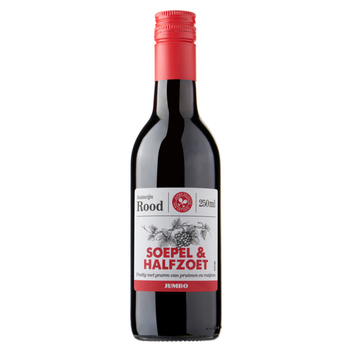 Huismerk Huiswijn Rood Soepel & Halfzoet