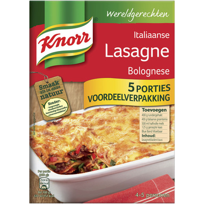 Knorr Wereldgerechten lasagne xxl