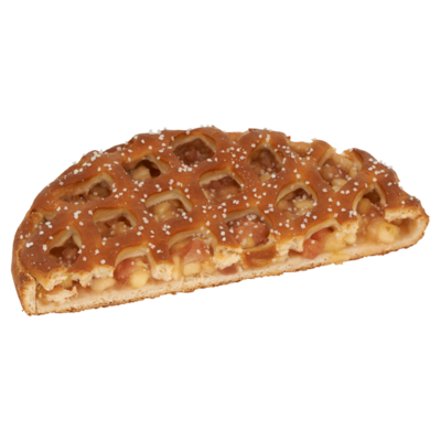 Huismerk Appelstoofpeervlaai Half