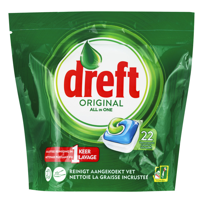 Dreft Original vaatwastabletten regular